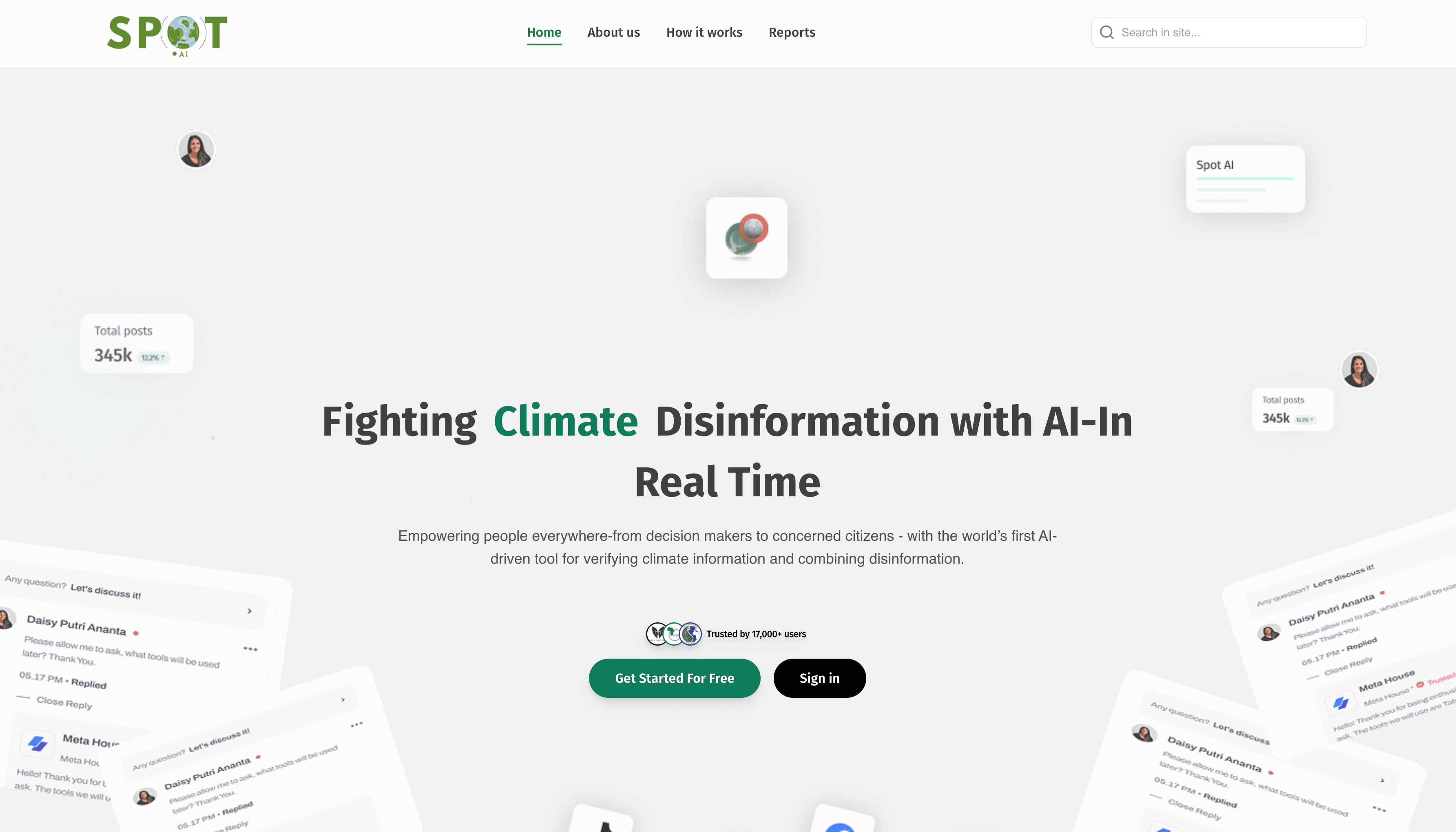SPOT AI - Climate Misinformation Detection